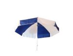 Зонт пляжный круглый садовый д.2.0м (бело-синий)