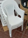 Комплект стульев из пластика 4шт Вена белые
